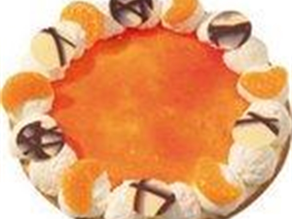 sinaasappel bavaroise vlaai 10/12 person