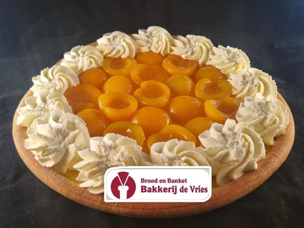 abrikoos royaal vlaai 6/8 pers