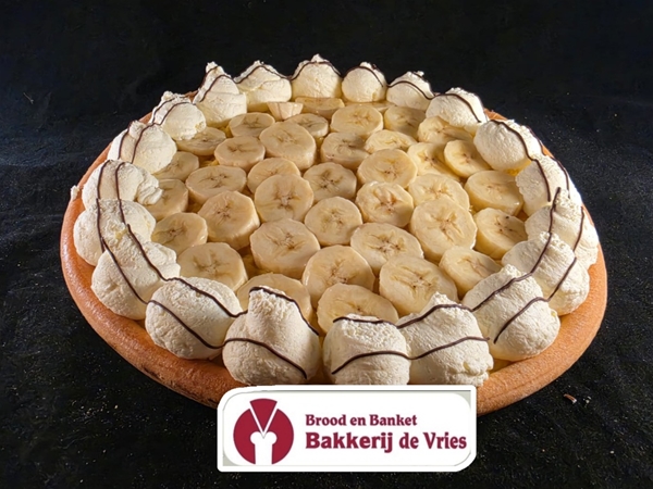 bananenvlaai 10/12 pers