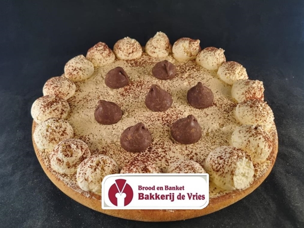 cappuccinovlaai 6/8 pers