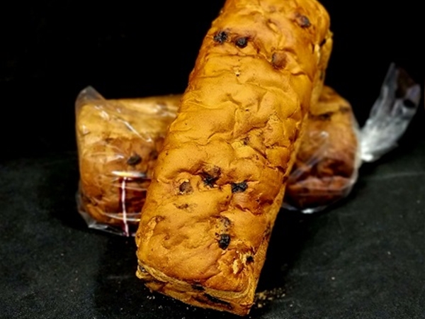 Rozijnenbrood +spijs